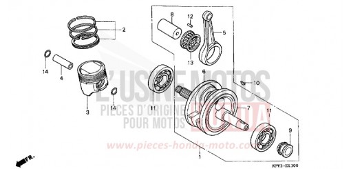 VILEBREQUIN/PISTON CLR125W de 1998